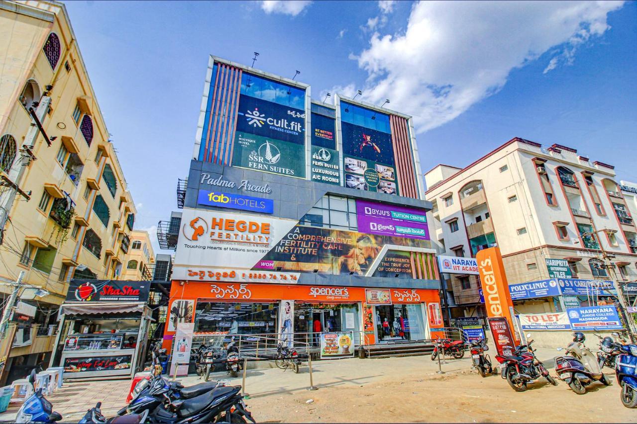 Fabhotel Ssr Fern Suites - 100M From Gsm Mall Madeenaguda Lingampalli Bagian luar foto